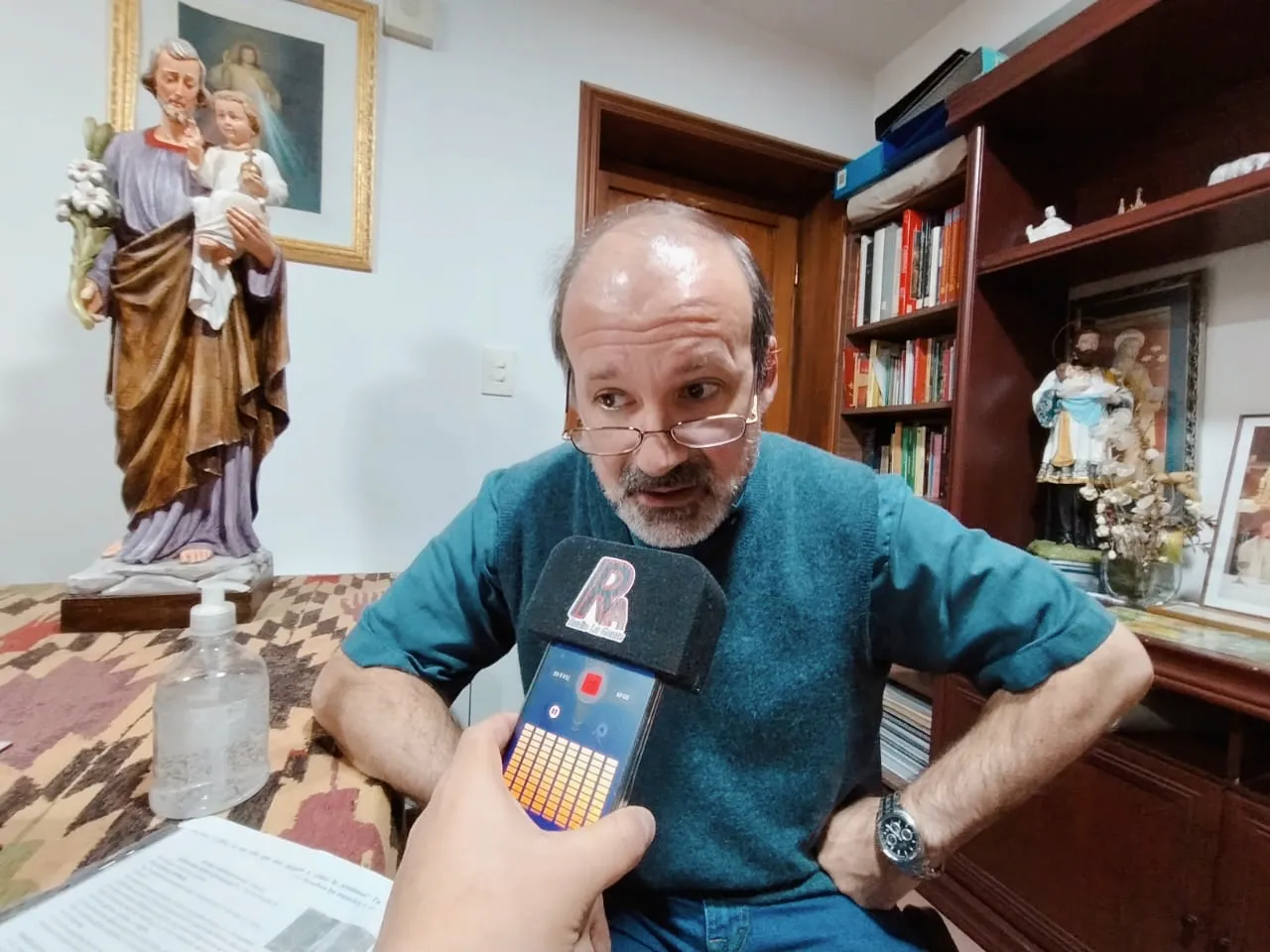 Monseñor Blasa entrevista